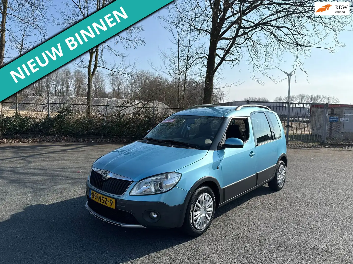 Skoda Roomster 1.2 TSI Ambition LEUKE AUTO RIJDT EN SCHAKELT GOED Azul - 1