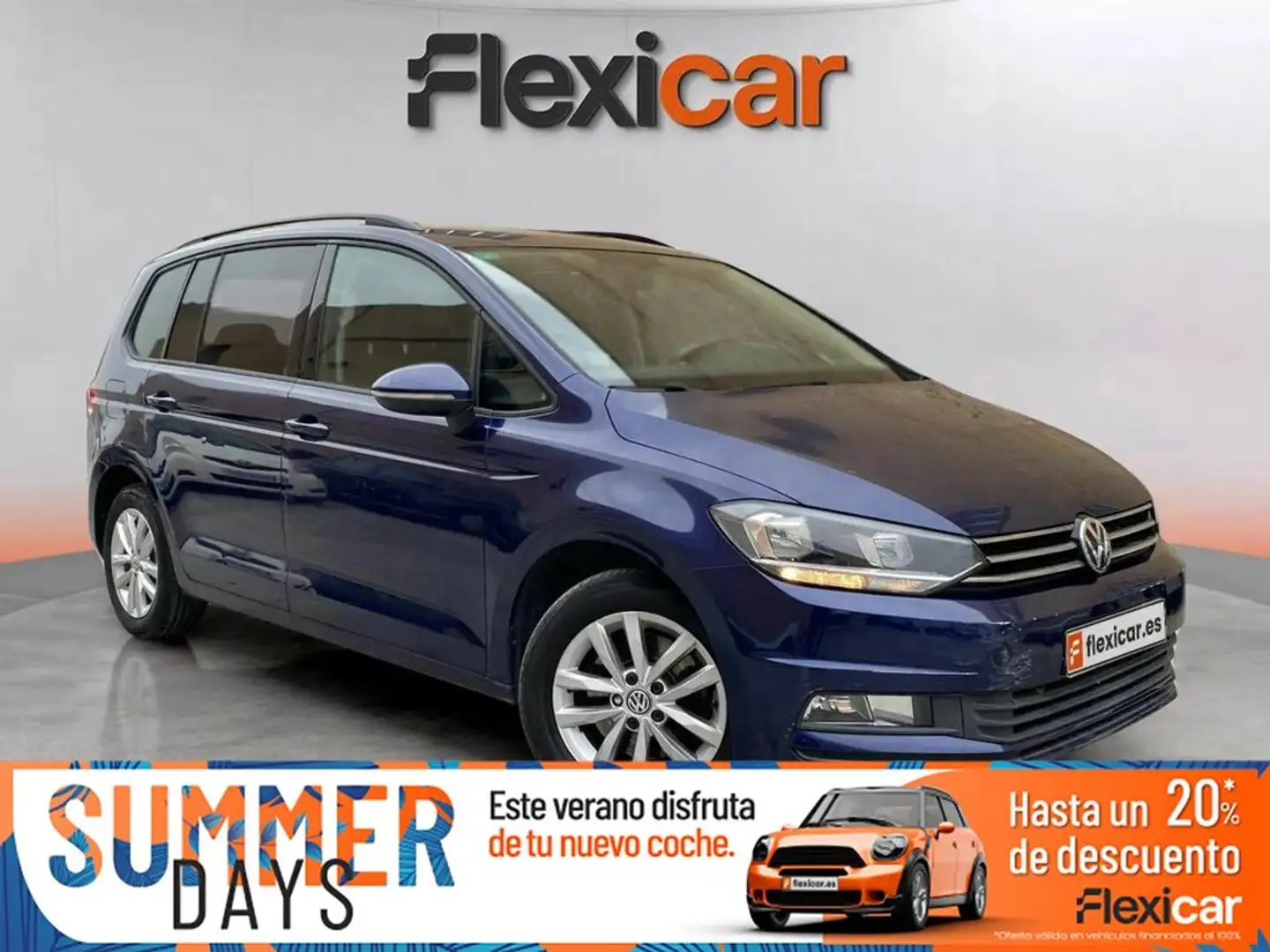 Volkswagen Touran 1.6TDI CR BMT Advance DSG7 85kW Azul - 1