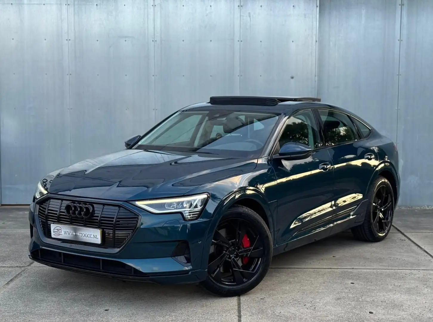 Audi e-tron Sportback 50 QUATTRO SOH 94% 71 kWh PANO NAP BTW Blauw - 1