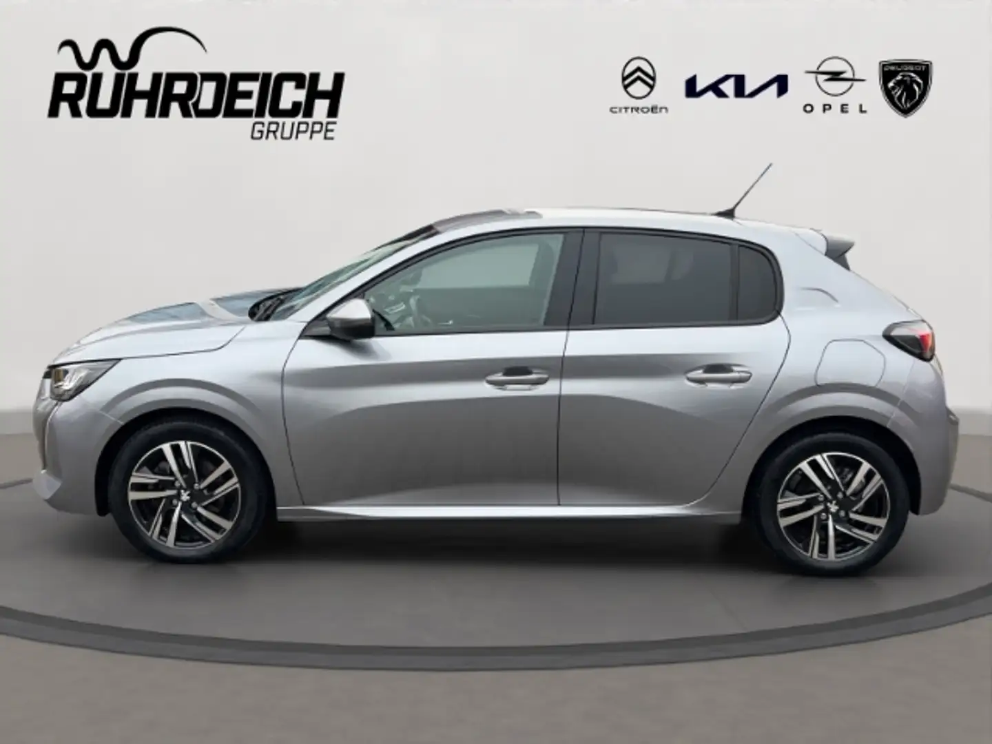 Peugeot 208 Allure Pack 1.2 PT 100 +NAVI+LED+CAM+CARPLAY+ Gris - 2