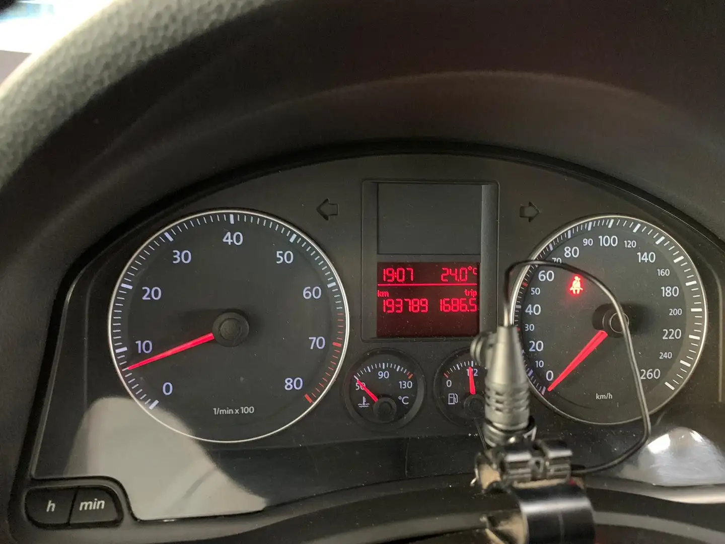 Volkswagen Golf Golf V 5p 1.6 United bi-fuel GPL Gancio Traino Schwarz - 2