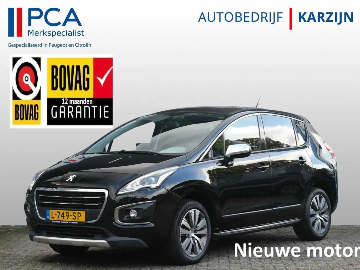 Peugeot 3008 1.2 PureTech Blue Lease Executive Zwart - 1
