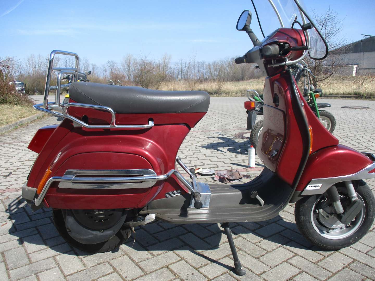 Vespa PK 50 Mofa/Moped/Mokick in Rot gebraucht in Calau für € 1.500,-