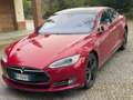 Tesla Model S P90D performance ludicrous Rosso - thumbnail 1
