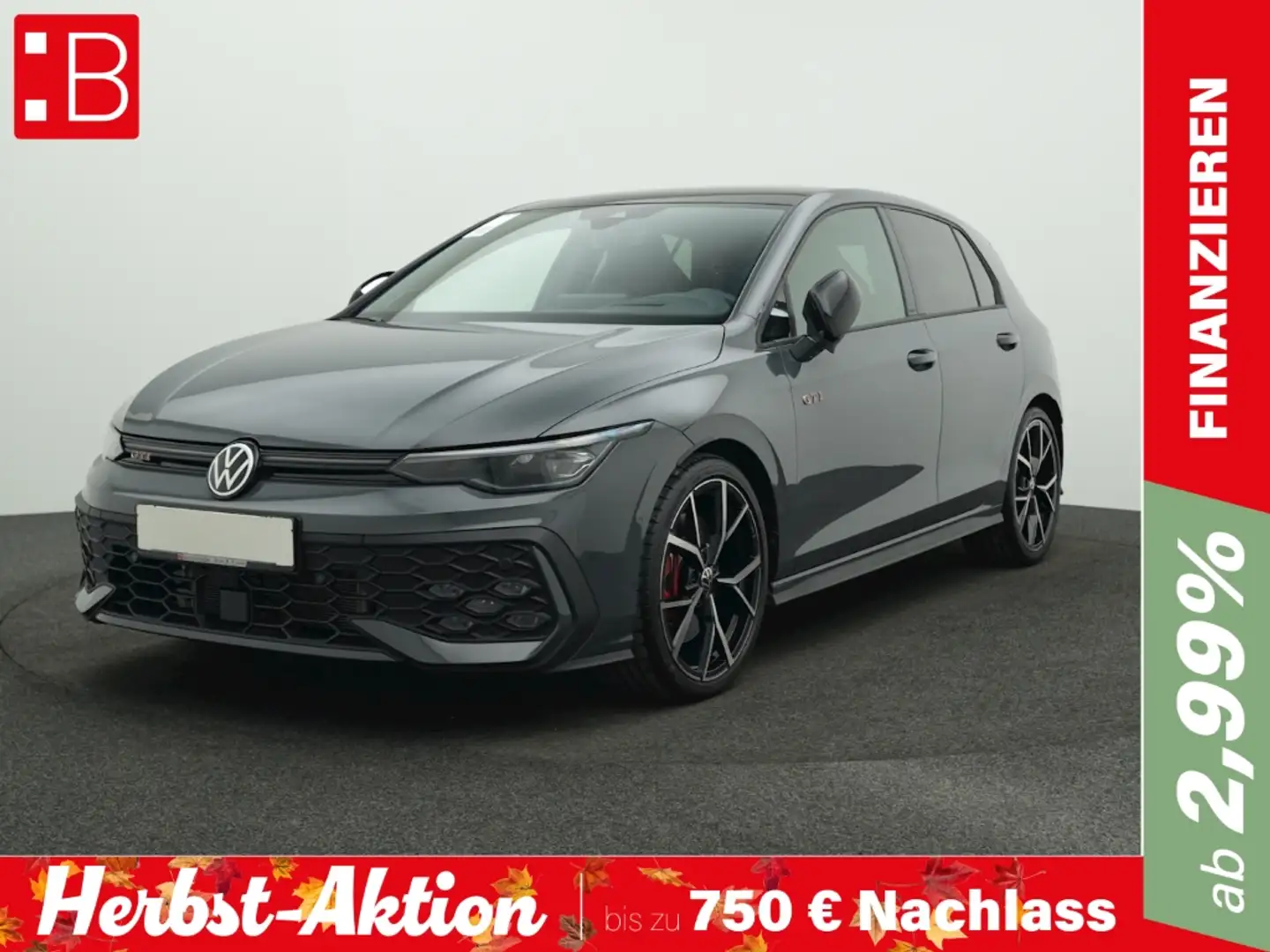 Volkswagen Golf GTI 8 2.0 TSI DSG BLACK STYLE IQ.LIGHT PANO NAVI 19 ES Grau - 1