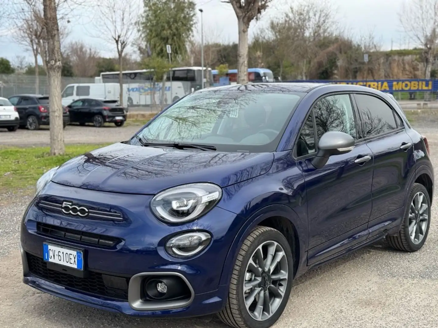 Fiat 500X 1.5 T4 HybrId SPORT "FULL-LED" ""SOLO 16 MILAKM" Modrá - 1