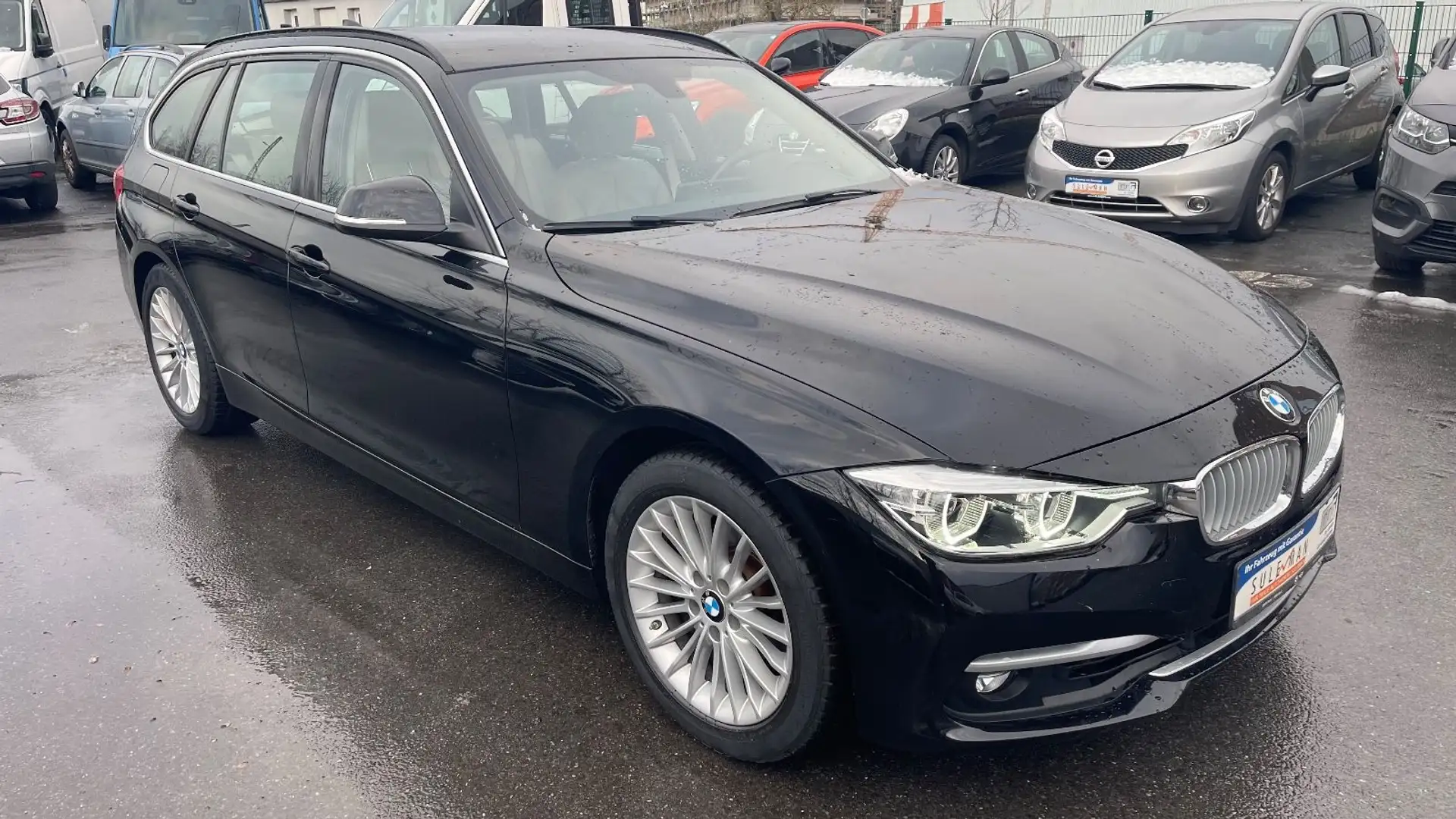 BMW 320 i Touring Luxury Line*NAVI*SHZ*LEDER*TEMPO* Noir - 1