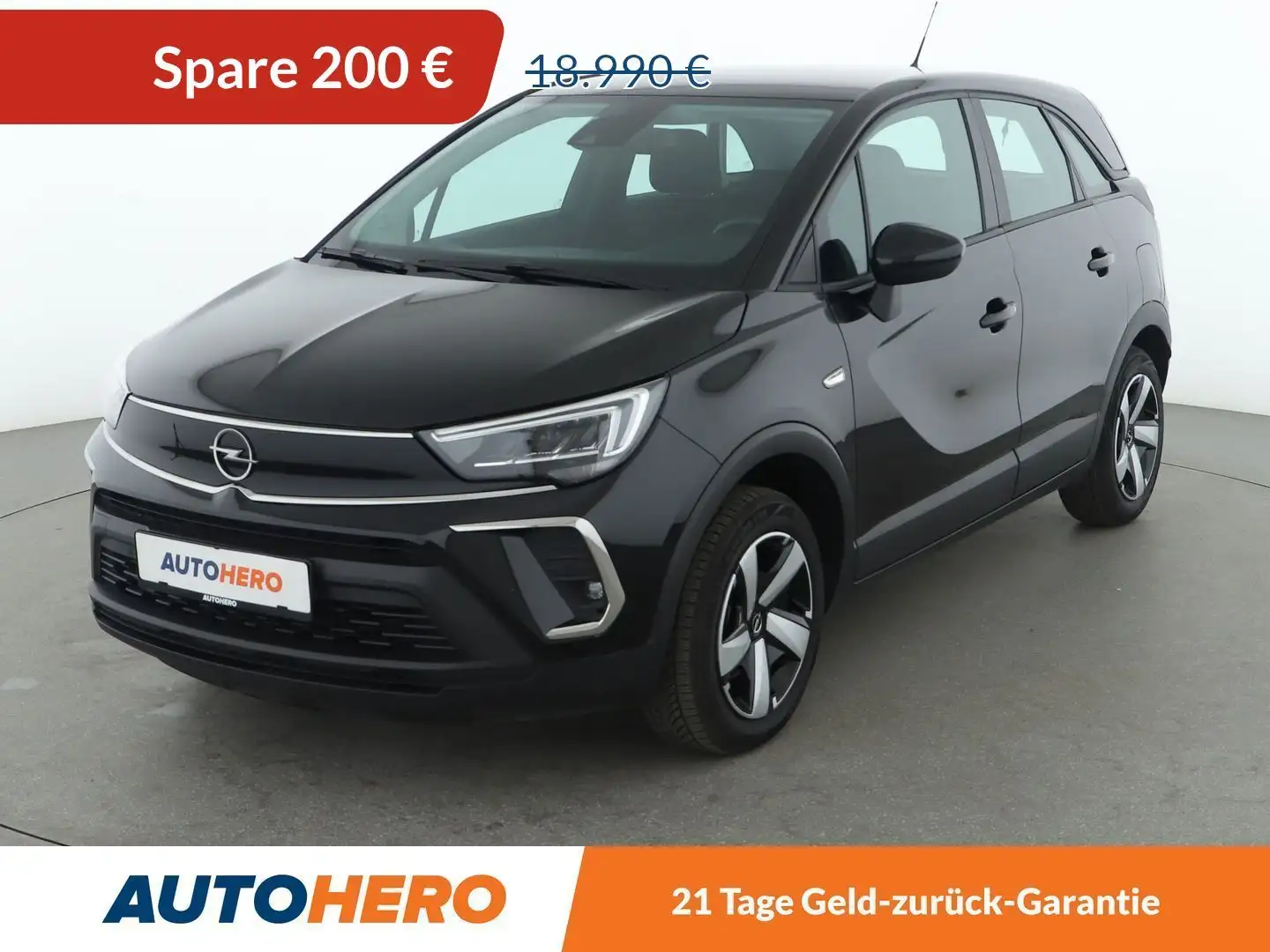 Opel Crossland X 1.2 Turbo Enjoy Aut.*LED*PDC*SHZ*AHK*SPUR*KLIMA* Schwarz - 1