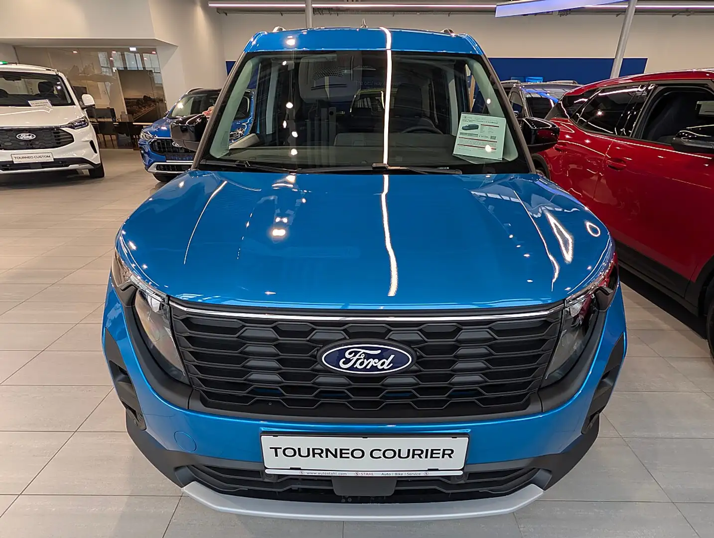 Ford Tourneo Courier 1,0 EcoBoost Active Aut. | FORD STAHL W22 | Bes... Blau - 2