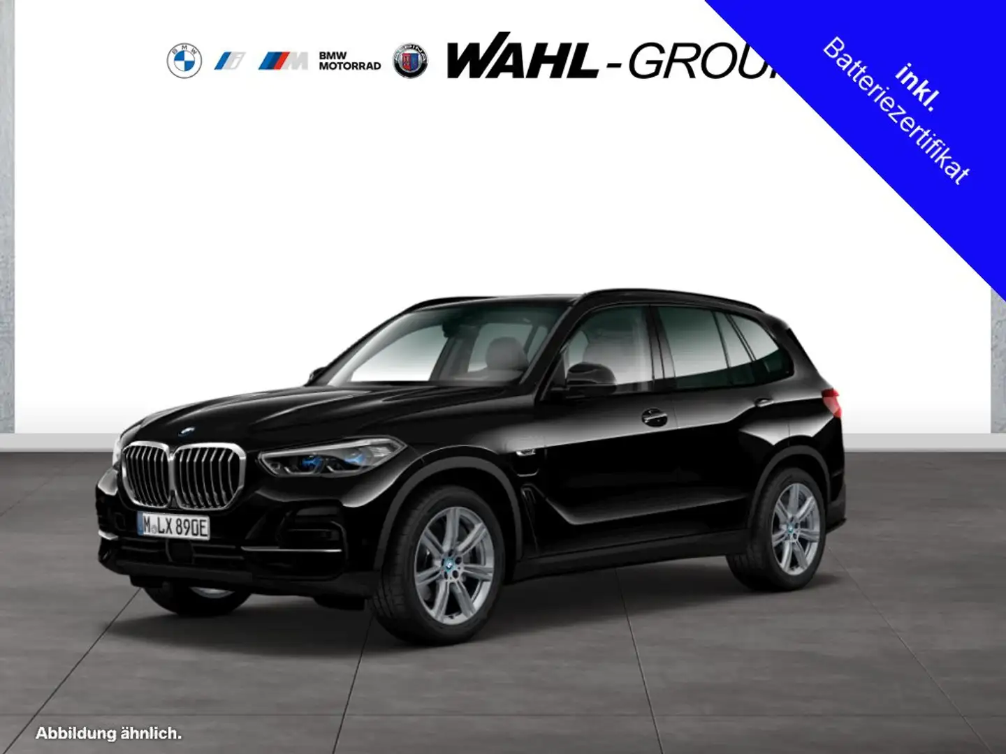 BMW X5 xDrive45e HEAD-UP HIFI DAB LASER AHK KEYLESS ALU 2 Чёрный - 1
