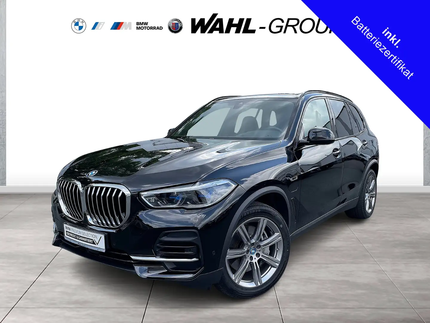 BMW X5 xDrive45e HEAD-UP HIFI DAB LASER AHK KEYLESS ALU 2 Black - 1