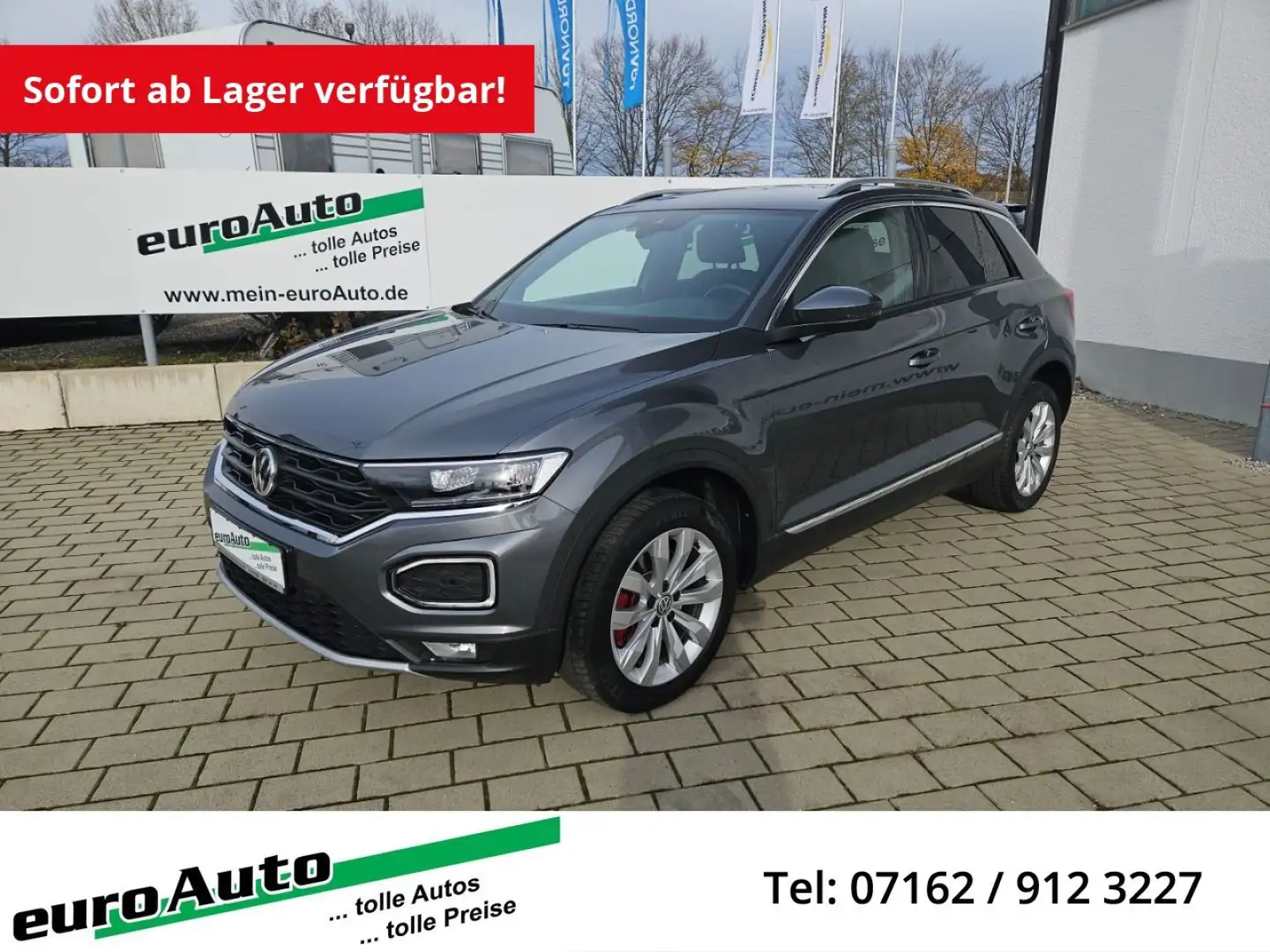 Volkswagen T-Roc Sport 1.5 TSi Navi PDC Kamera Blind Spot Gris - 1