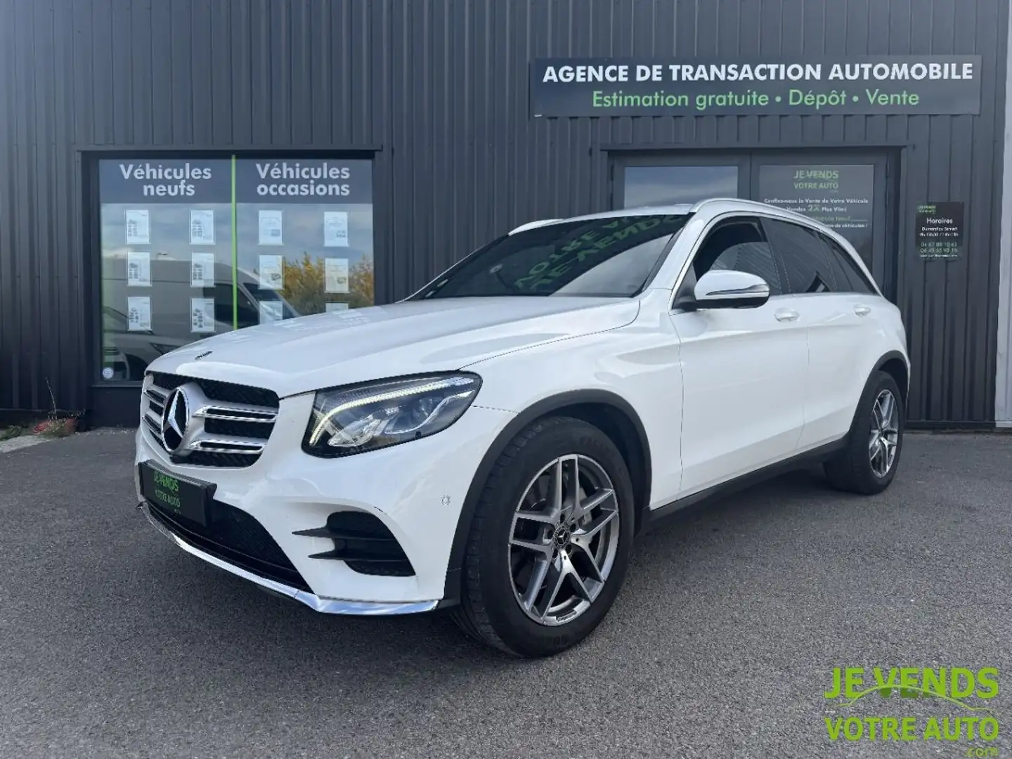 Mercedes-Benz GLC 220 220 d 170ch Sportline 4Matic 9G-Tronic Blanc - 1