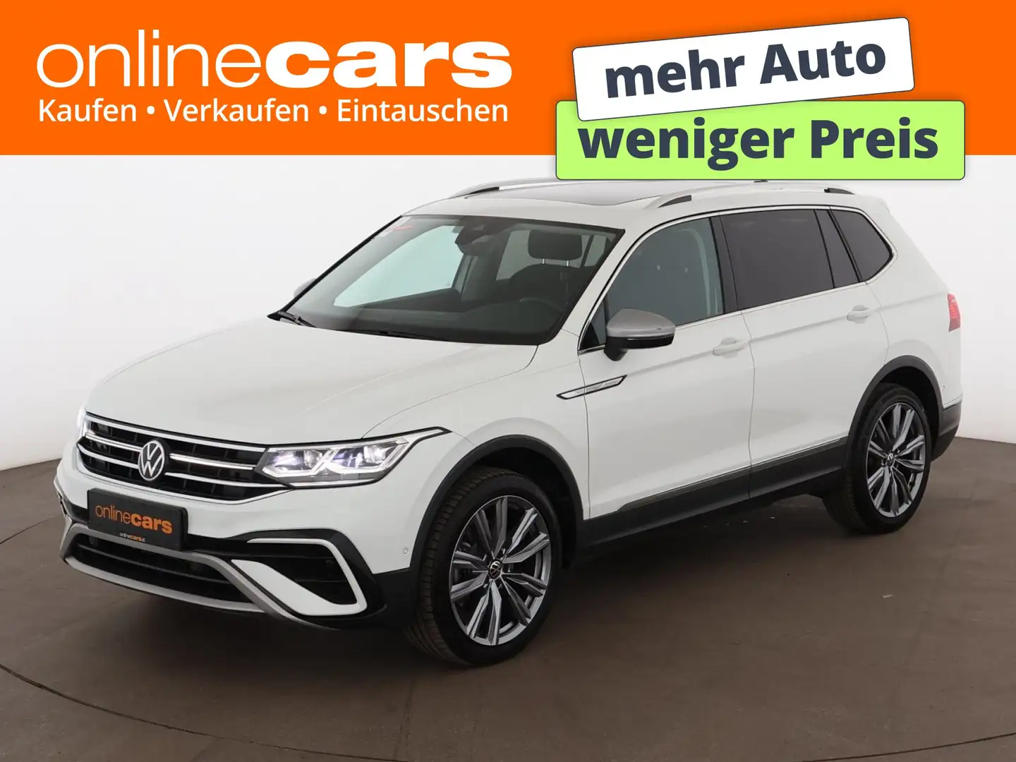 Volkswagen Tiguan Allspace 2.0 TSI 4Motion Elegance Aut LED Weiß - 1