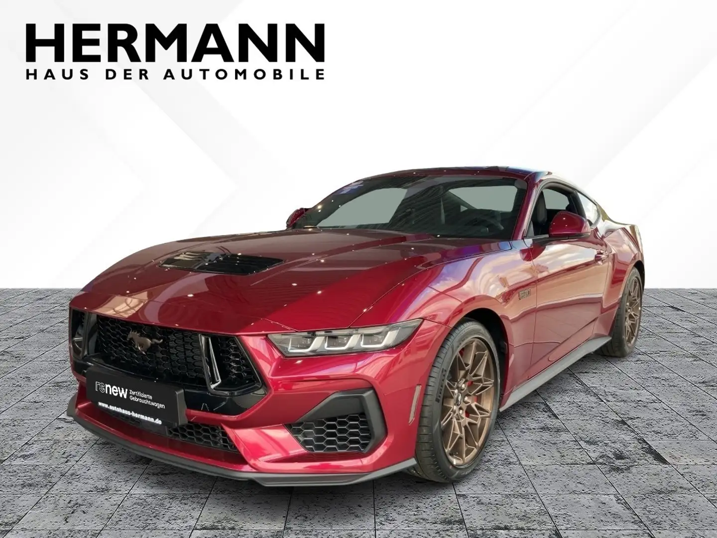 Ford Mustang 328 5.0 GT Fastback*V8*LED*NAVI*KLIMA*SHZ Paars - 1