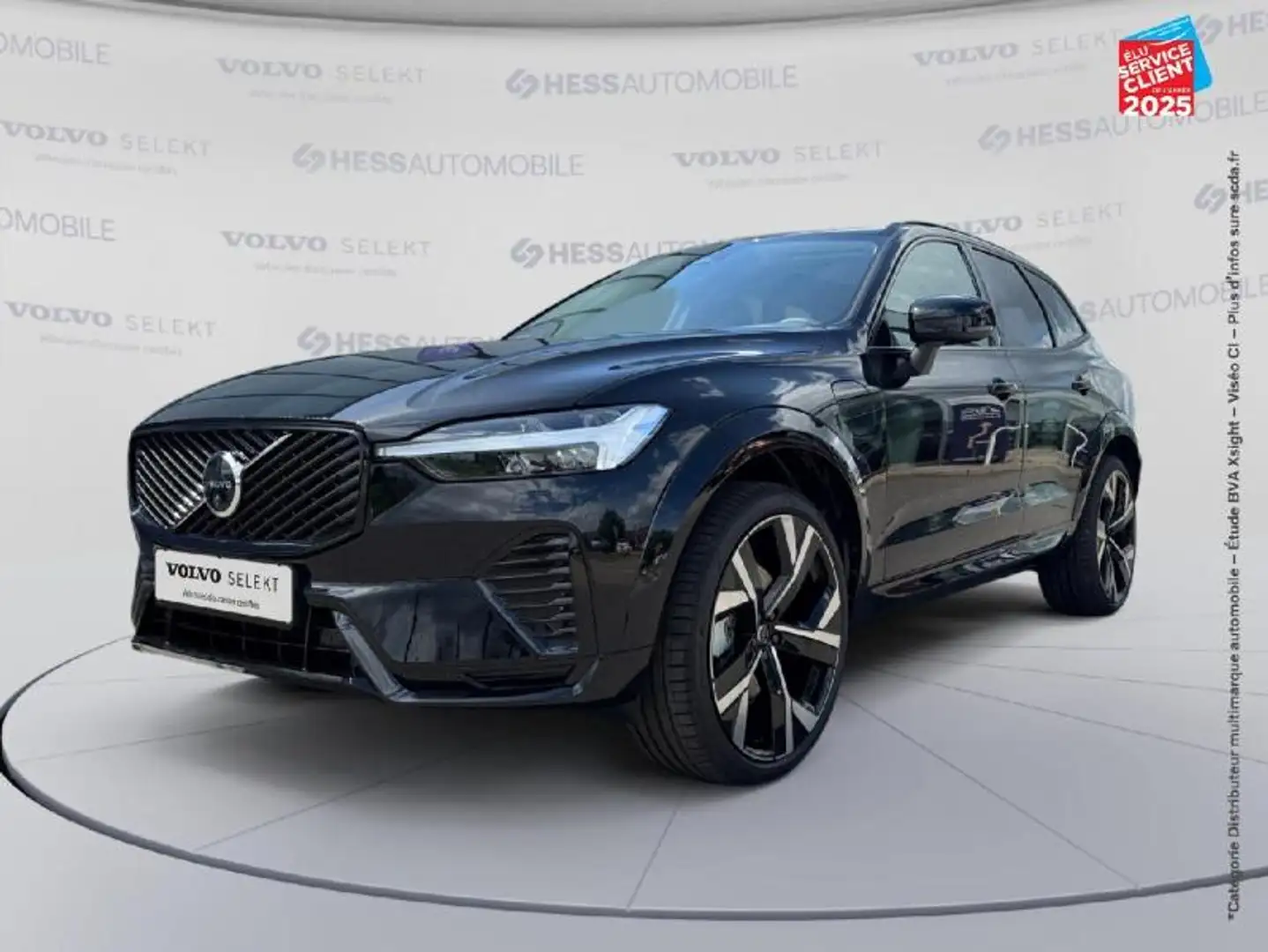 Volvo XC60 T6 Hybride Rechargeable 350ch Ultra Style Dark Gea Noir - 1