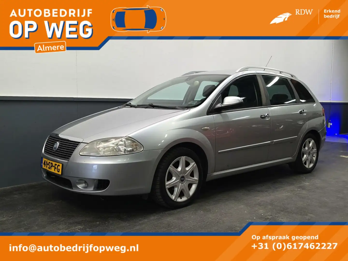 Fiat Croma 2.2-16V Emotion | 2e eig. | Nw APK | Navi | Climat Gris - 1