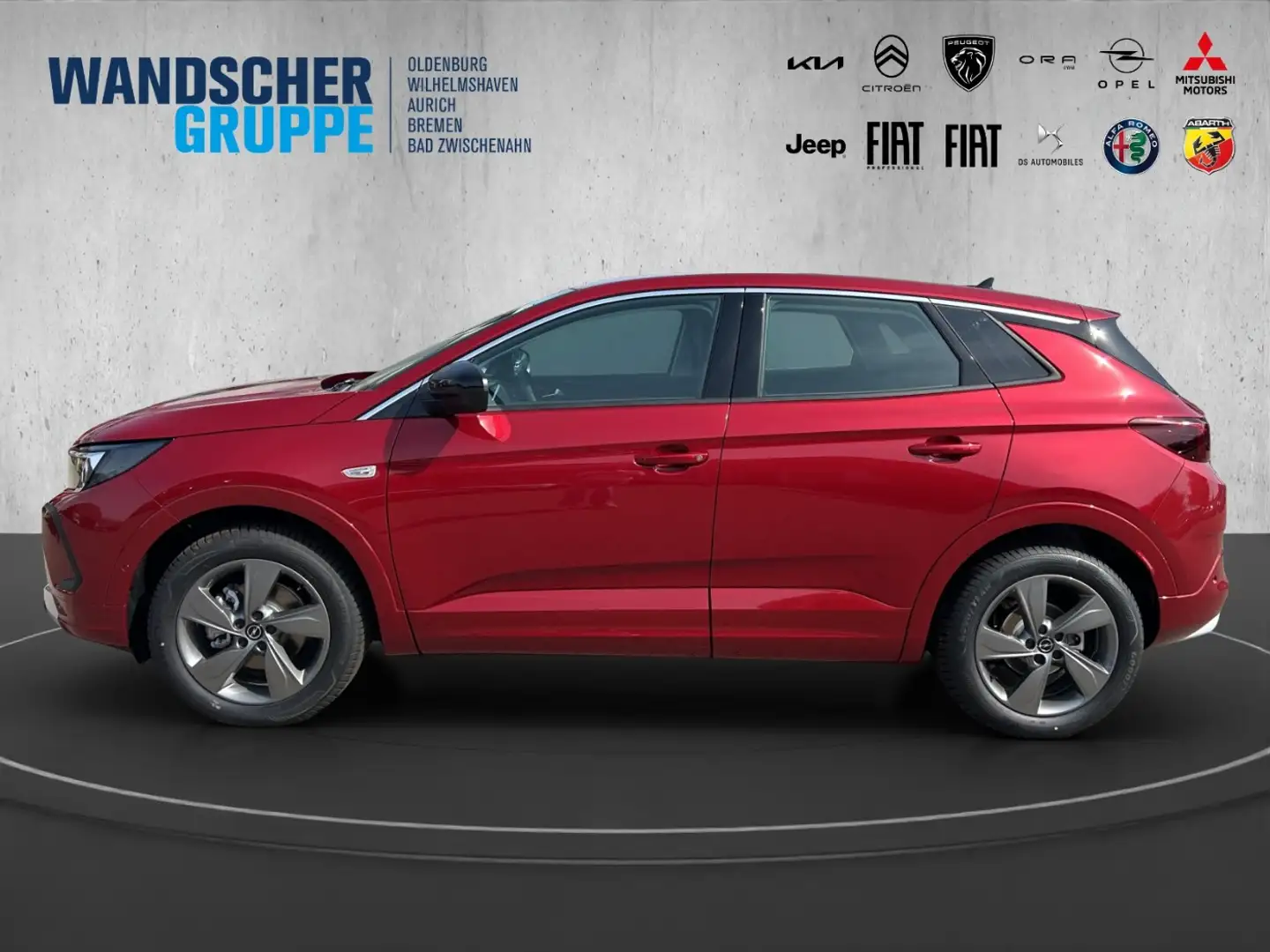 Opel Grandland 1.2 Turbo Enjoy +KAM.+SHZ+LED+PARKASS. Rosso - 2