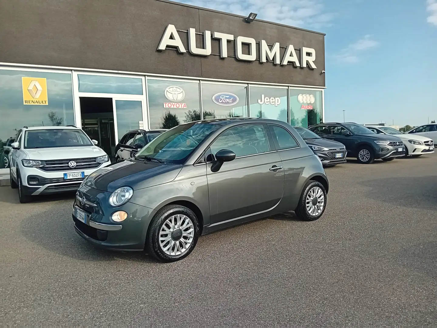 Fiat 500 1.2 Lounge 69cv E6 UNICOPR. Grigio - 1