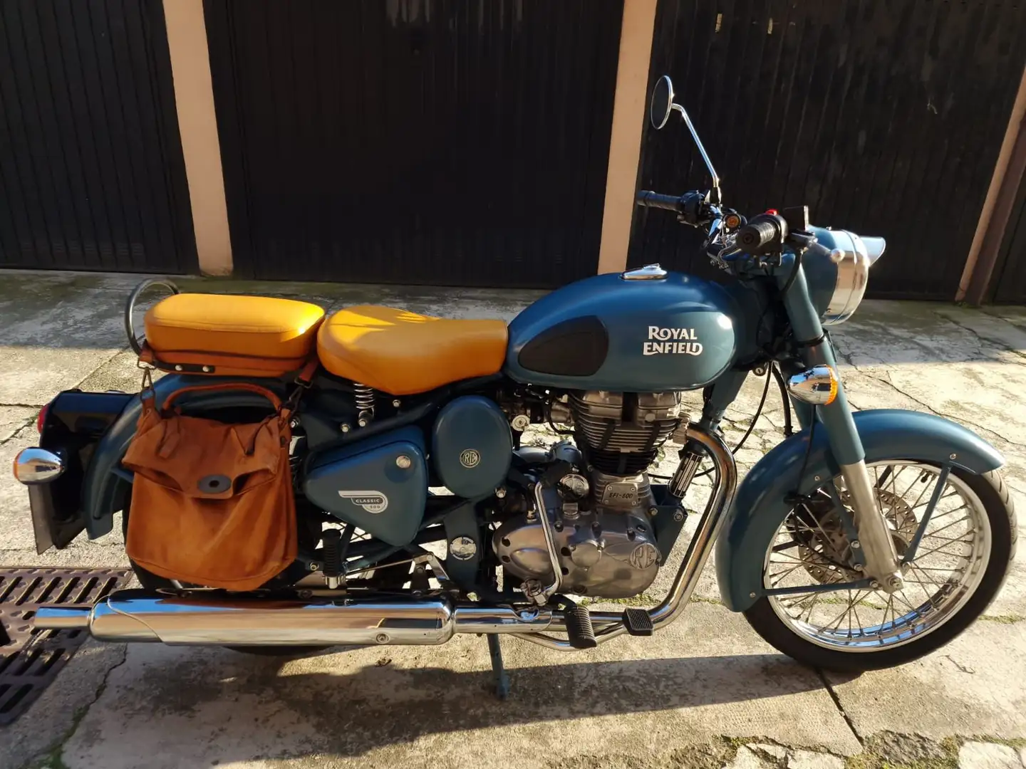 Royal Enfield Classic BULLET 500 Albastru - 1
