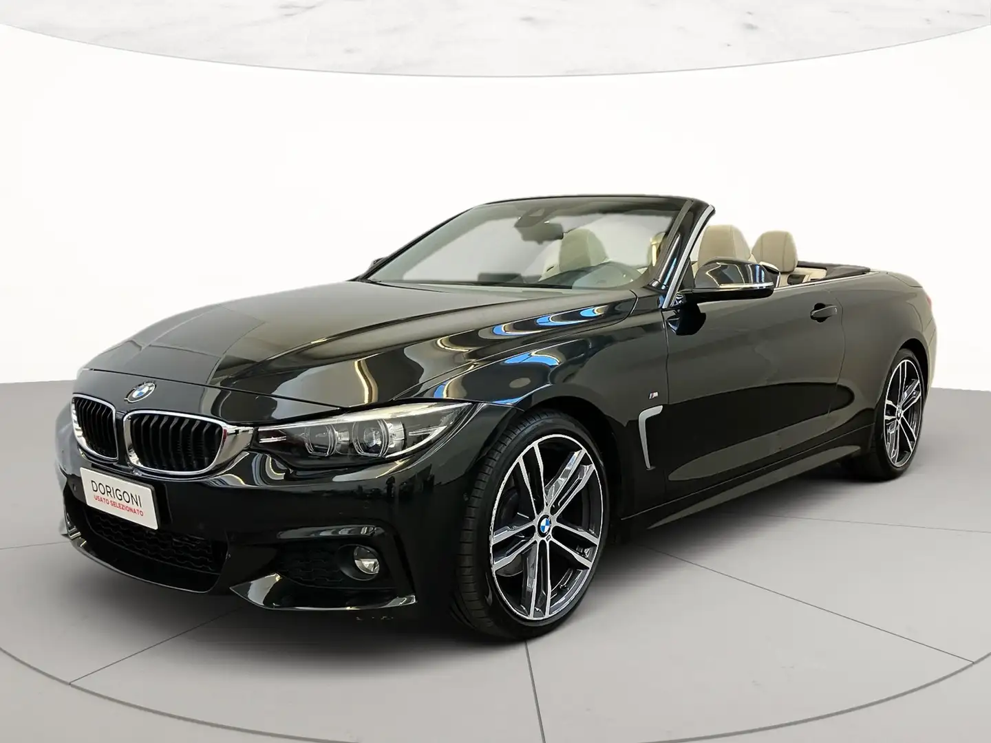 BMW 430 430d cabrio msport auto Schwarz - 1