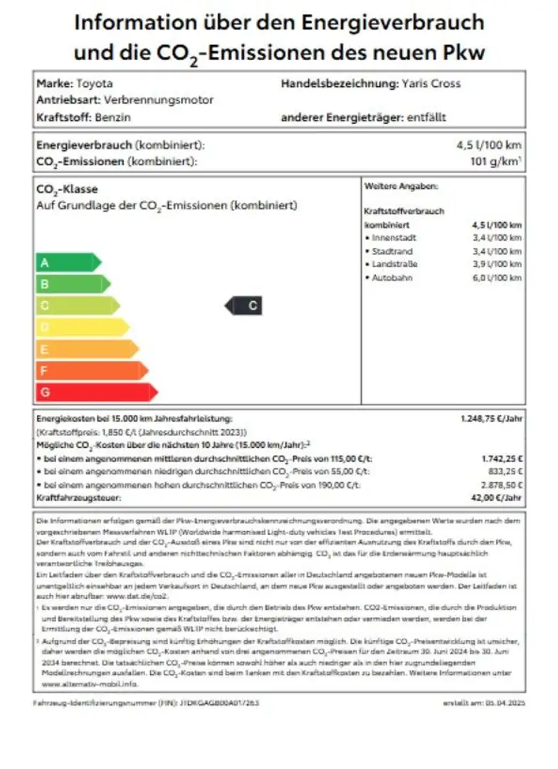 Toyota Yaris Cross Hybrid 130 1.5 VVT-i Team D*Safety+W Gris - 2