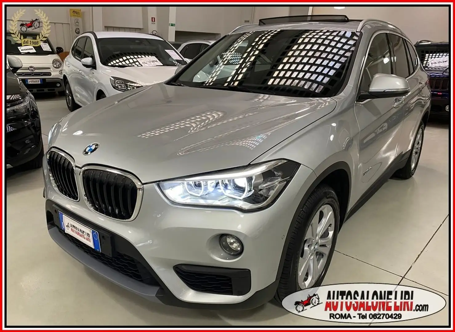 BMW X1 4x4 xDrive18d 2.0d 150cv AUTO BusinessAdvantage E6 Argent - 1