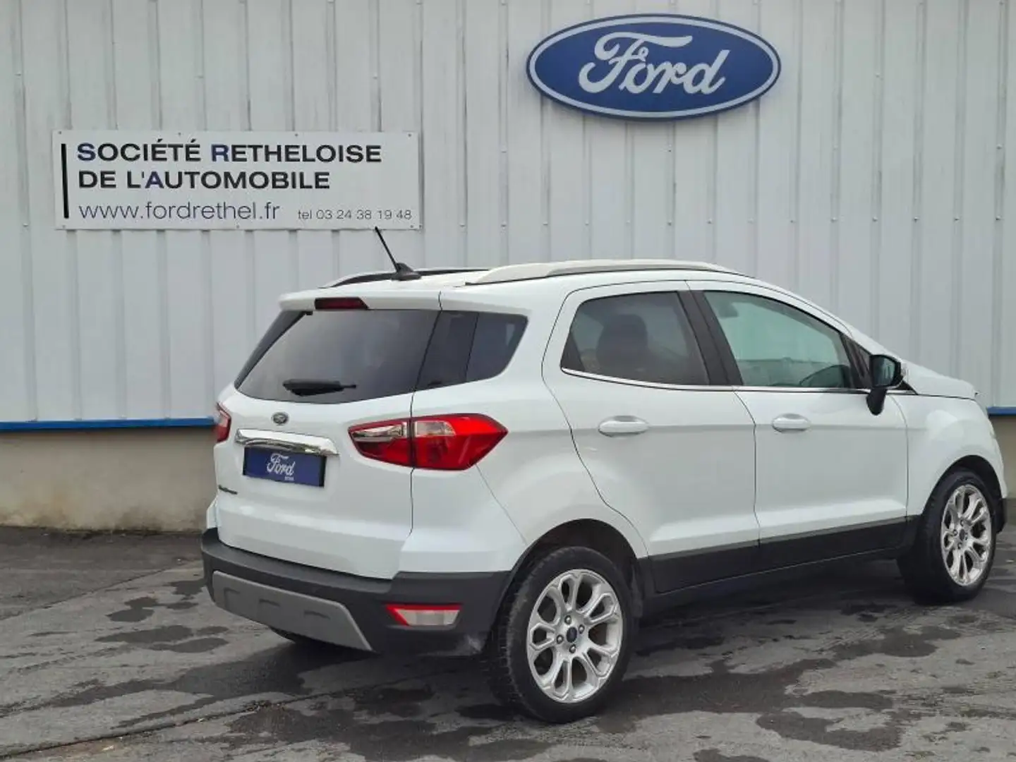 Ford EcoSport 1.5 EcoBlue 95ch Titanium Blanc - 2