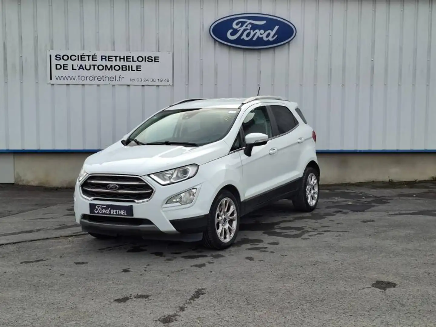 Ford EcoSport 1.5 EcoBlue 95ch Titanium Blanc - 1