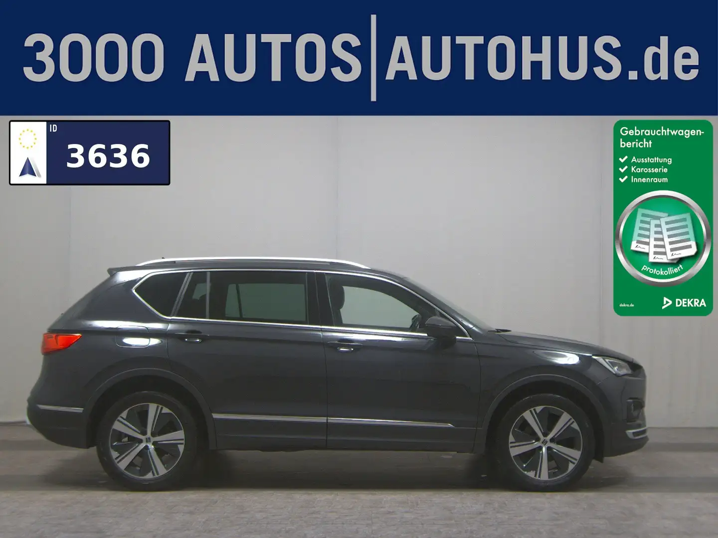 SEAT Tarraco 1.5 TSI Xcellence T-Leder LED vc AHK RFK Grau - 1