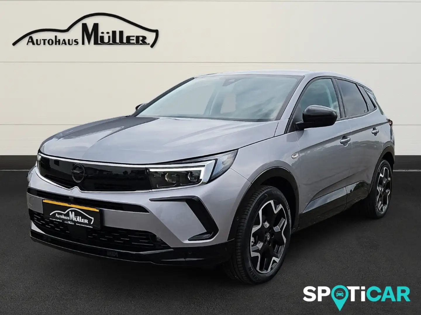 Opel Grandland GS Line 1.5 D AHK-abnehmbar Navi 360 Kamera LED Grau - 1