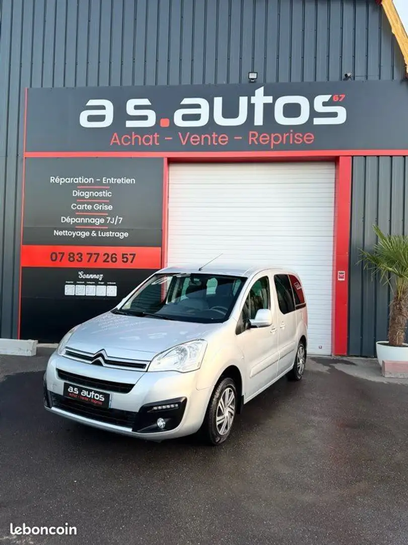 Citroen Berlingo BLUEHDI 100CH TURBO Monospace siège chauffant gps- Gris - 1