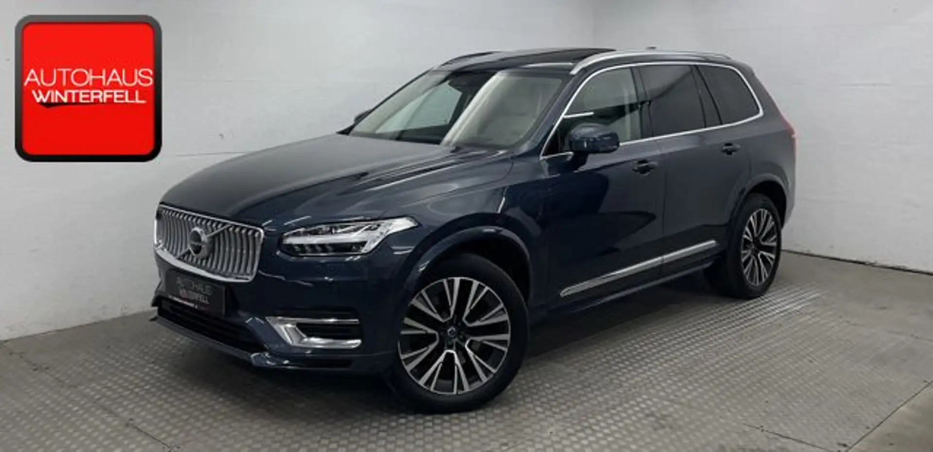 Volvo XC90 Rech T8 AWD INSCRIPTION 7SITZ+PANO+LUFT+AHK Blau - 1