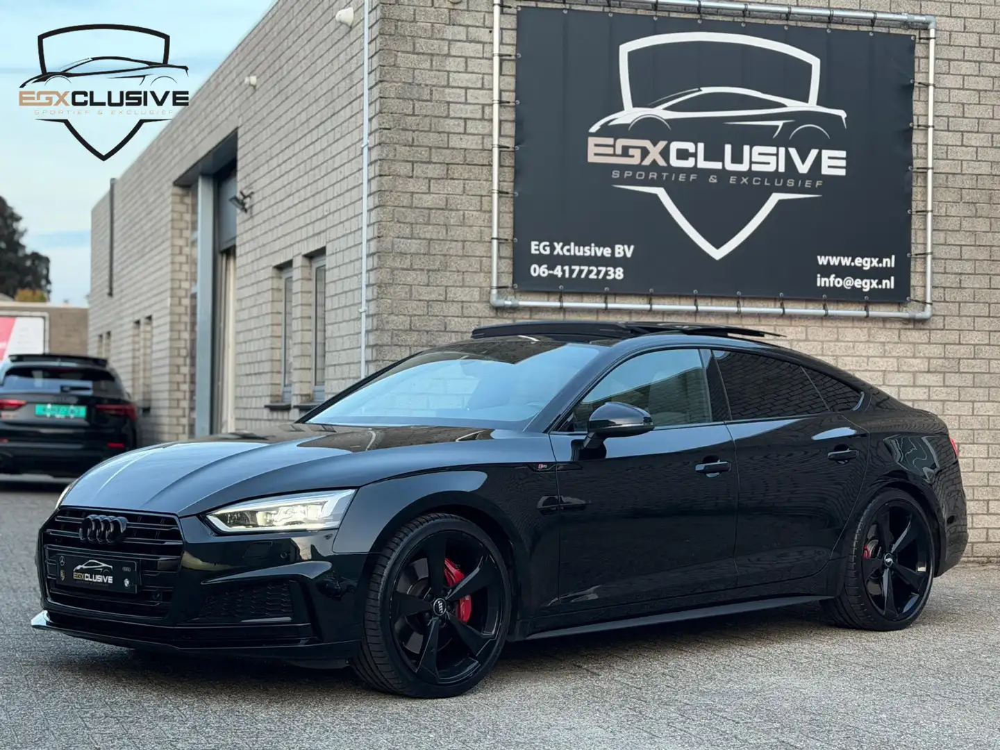 Audi S5 Sportback 3.0 TFSI Quattro Pro Line Plus Pano/Carb Zwart - 1