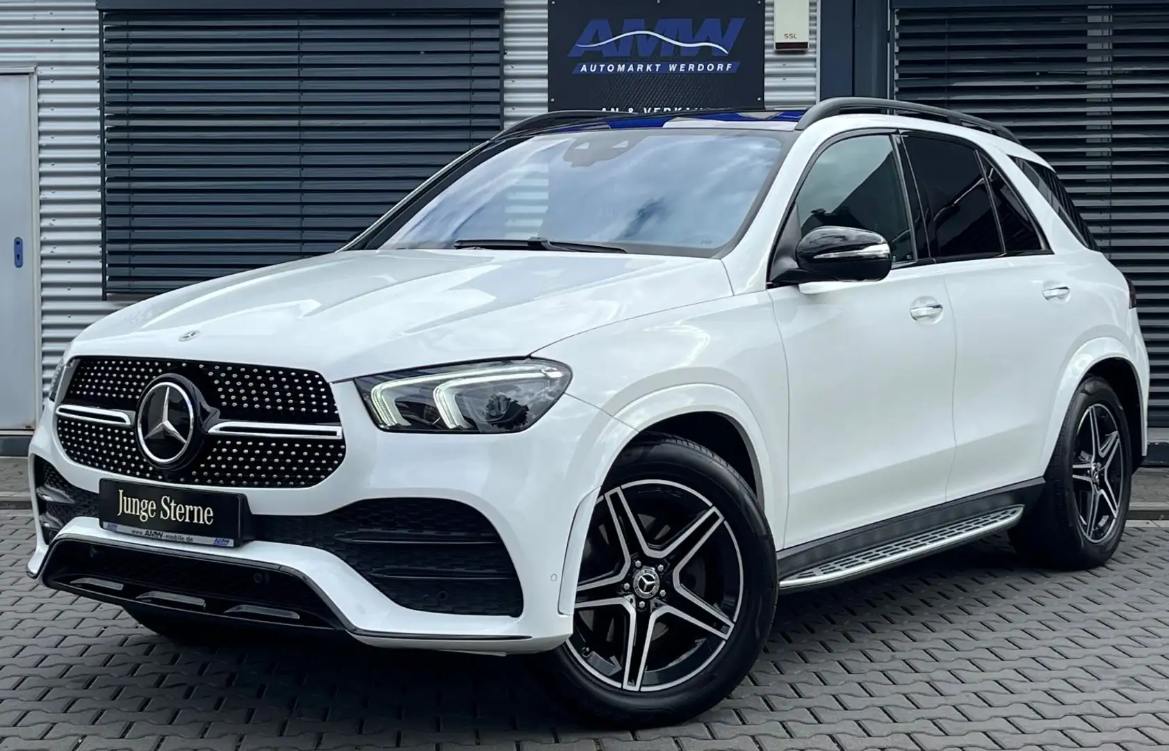 Mercedes-Benz GLE 400 d AMG NightPaket*PANO*AHK*360°Dist*Standh Blanc - 2