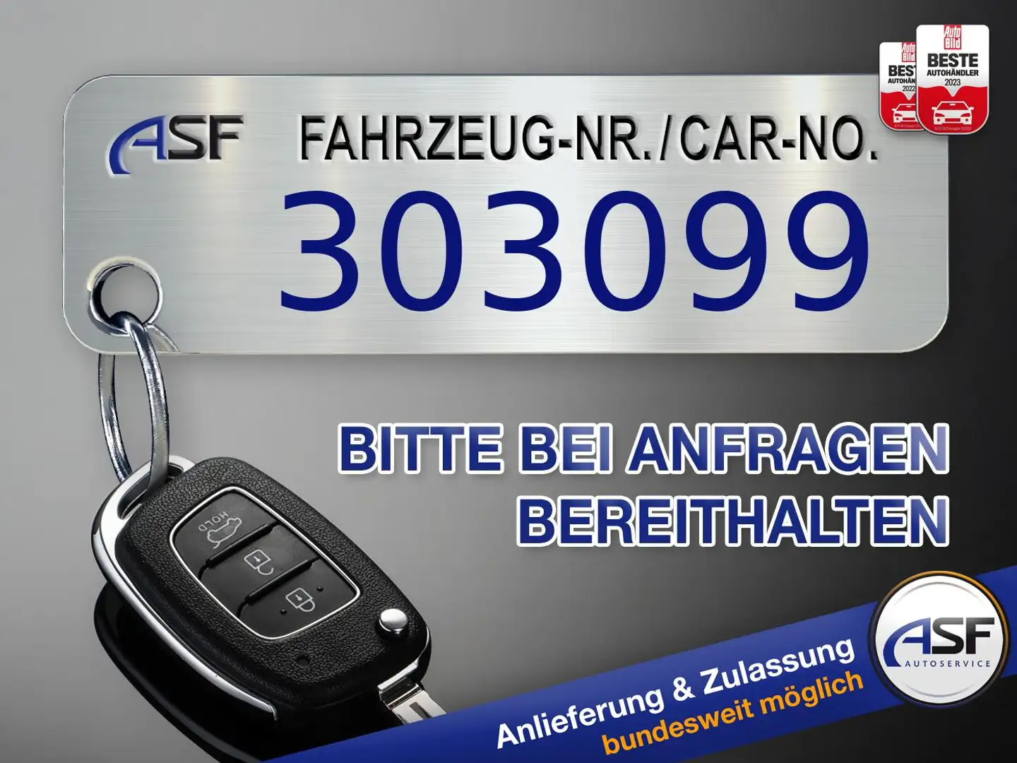Ford Tourneo Custom Titanium L2 #8-Sitzer #ACC #LED #Toter-Winkel #... Grau - 2