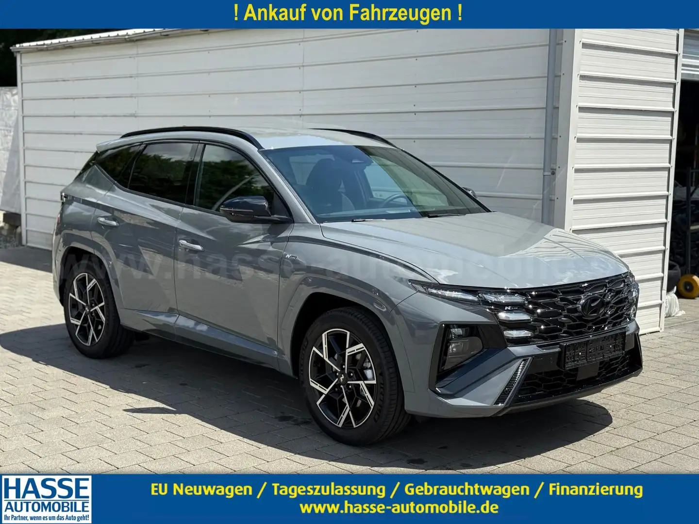 Hyundai TUCSON N-Line FL (MJ25) 1.6 T-GDI Alcantra*E-Heck*19"*... Gris - 1
