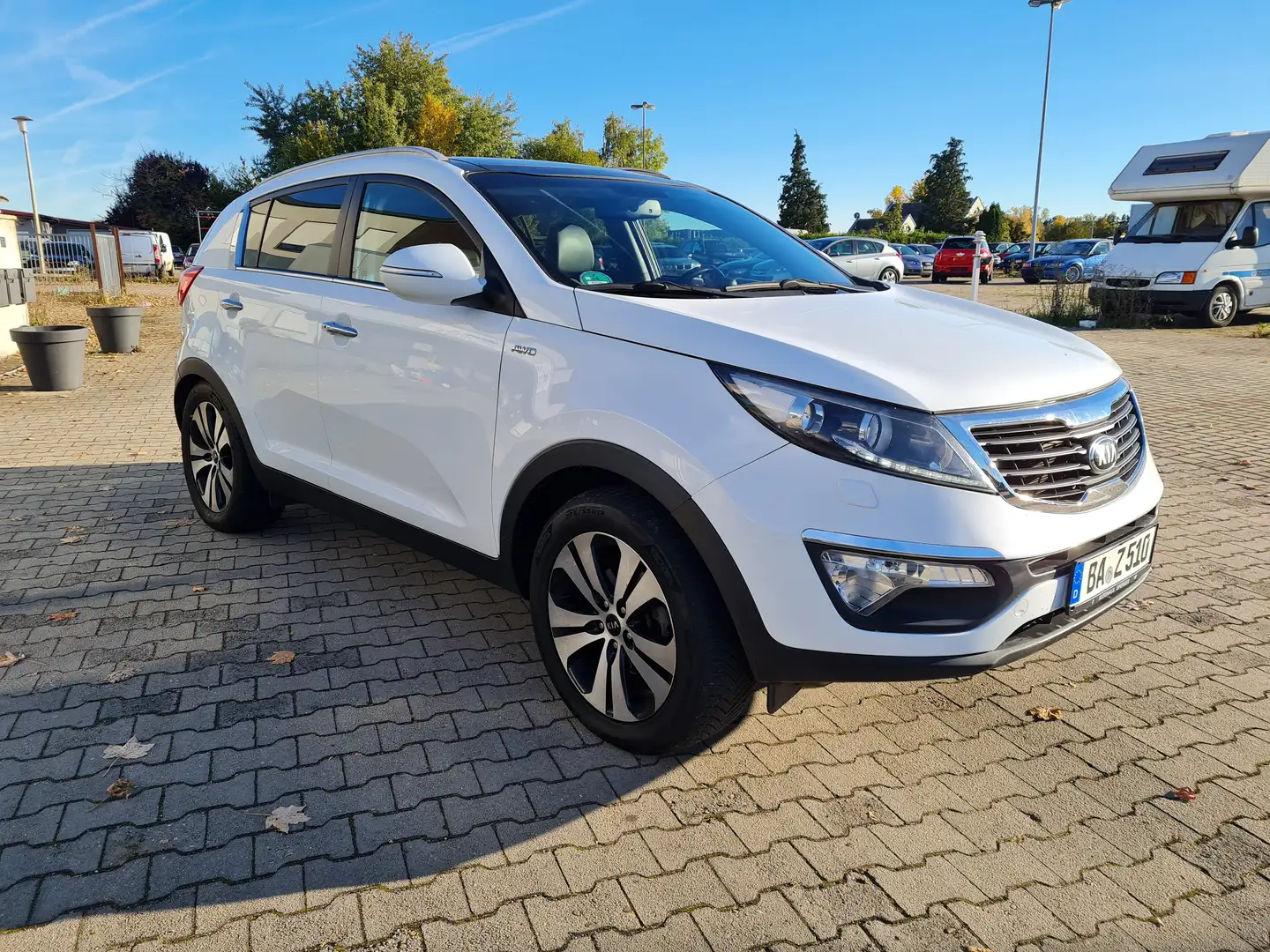 Kia Sportage Sportage Diesel 2.0 CRDi 4×4 TOP! Blanc - 1