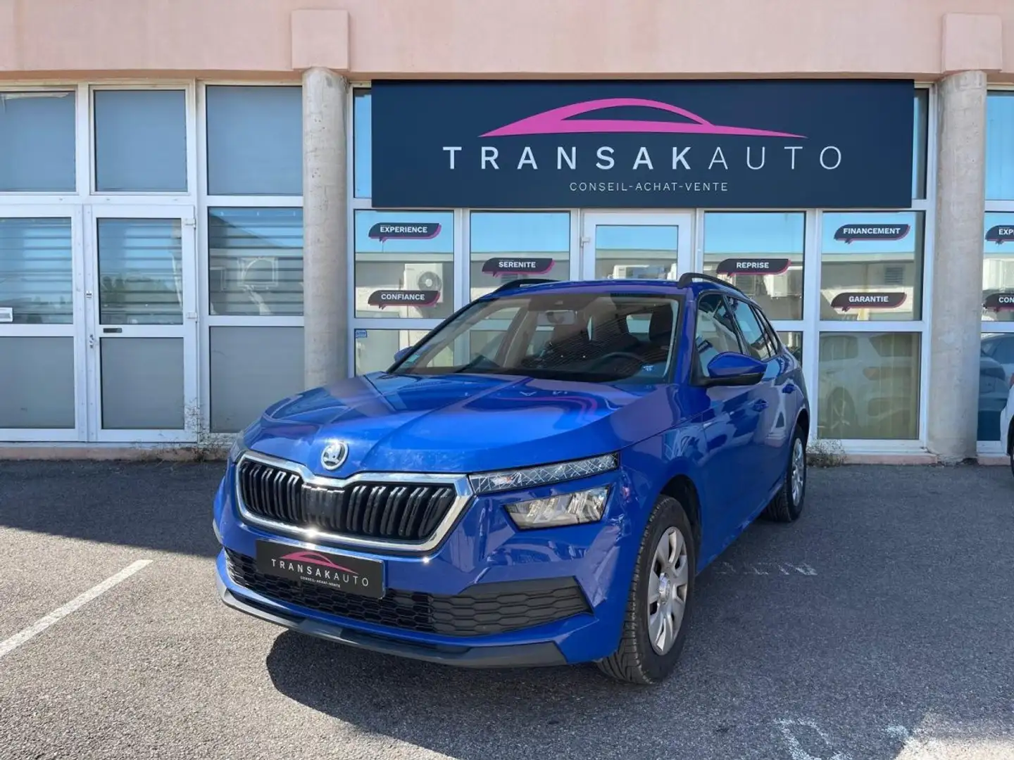 Skoda Kamiq 1.0 TSI 116 ch DSG7 Active Blauw - 1