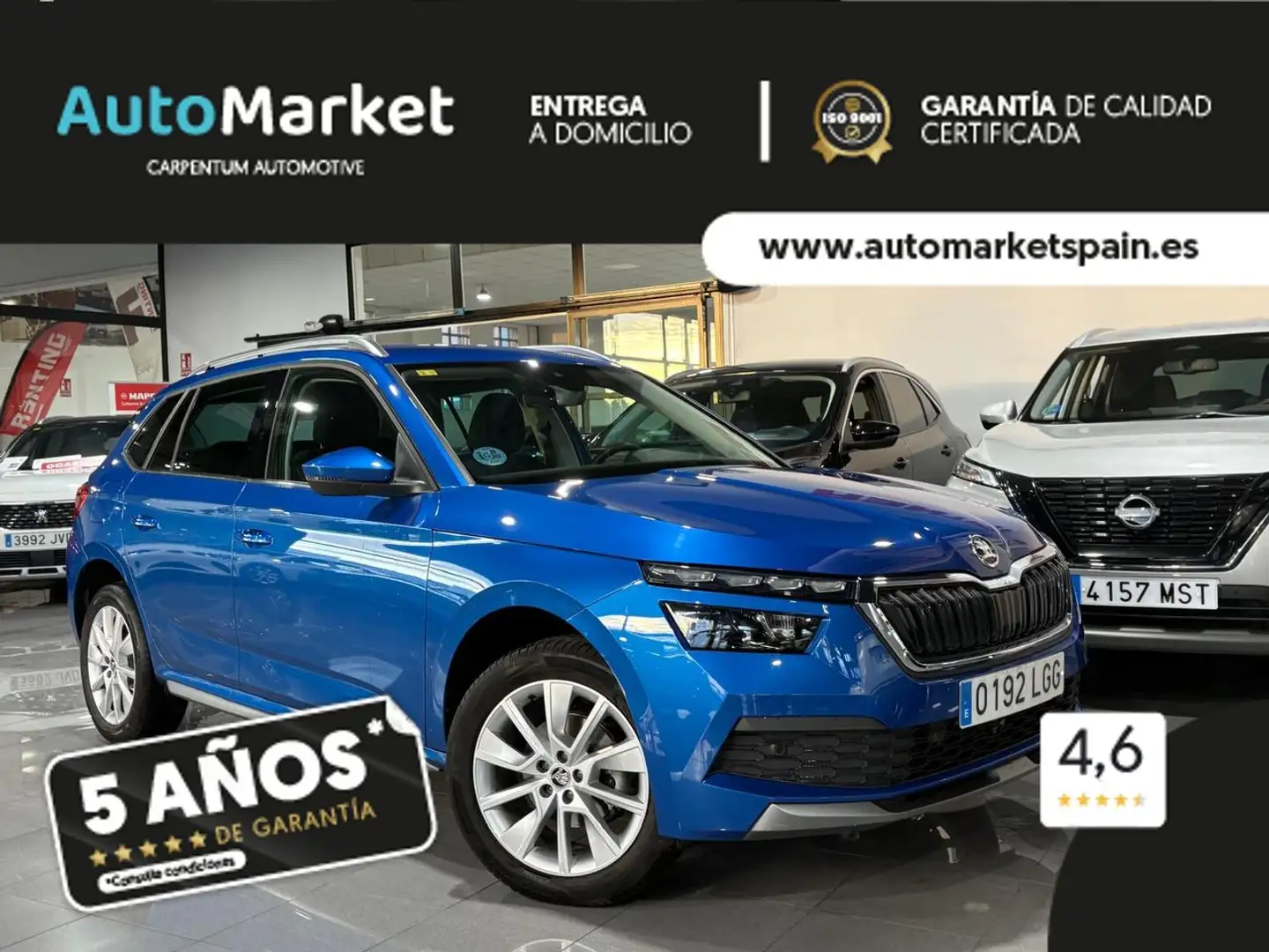 Skoda Kamiq 1.0 TSI Ambition 85kW Bleu - 1