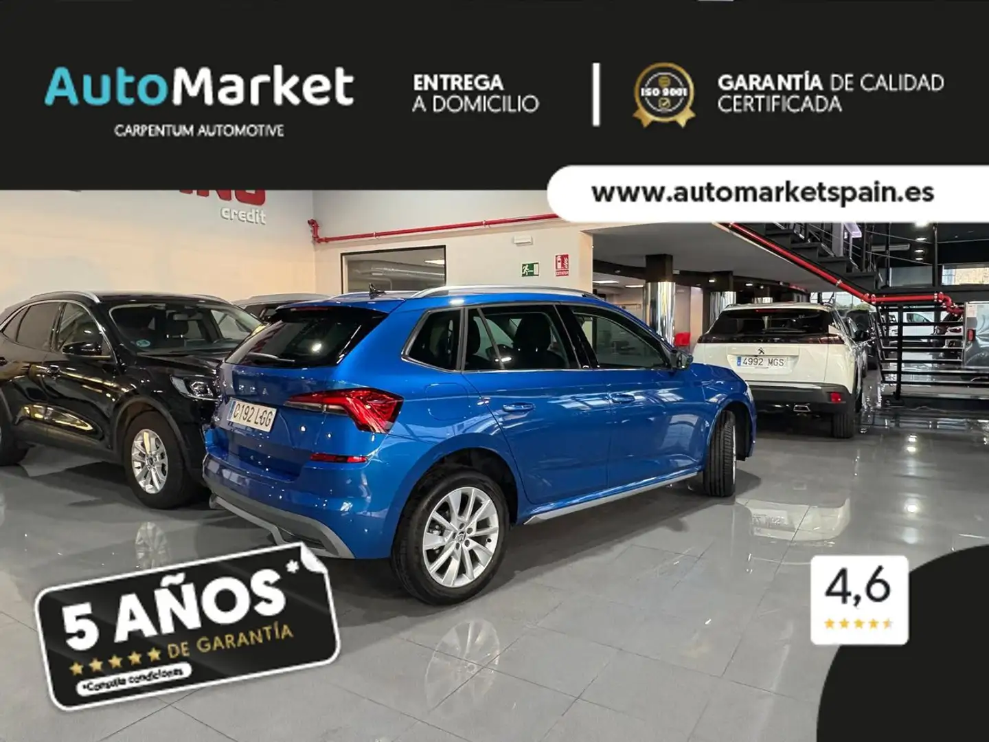 Skoda Kamiq 1.0 TSI Ambition 85kW Bleu - 2