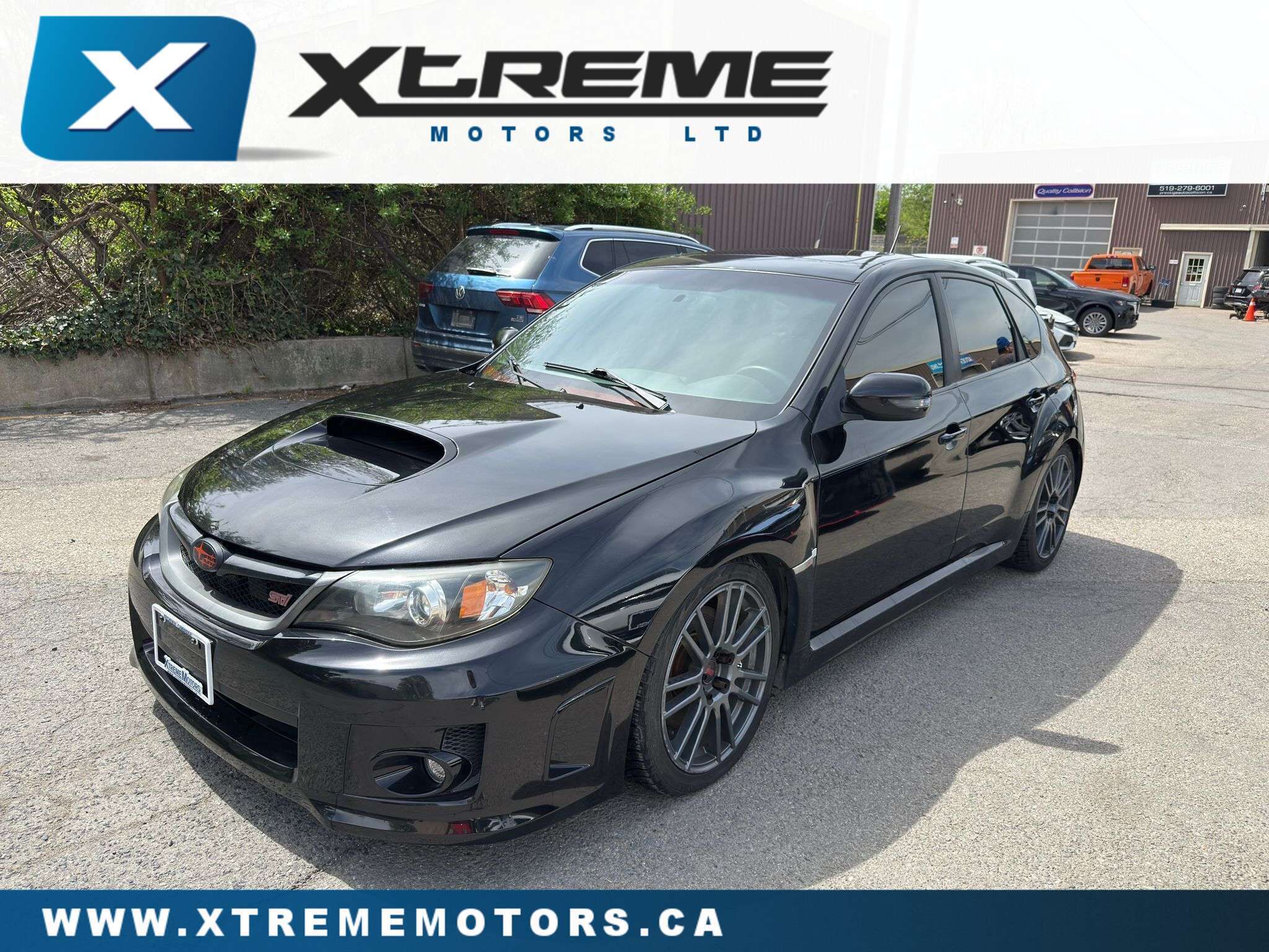 Gray 2013 Subaru Impreza WRX STI Hatchback All-Wheel Drive Manual