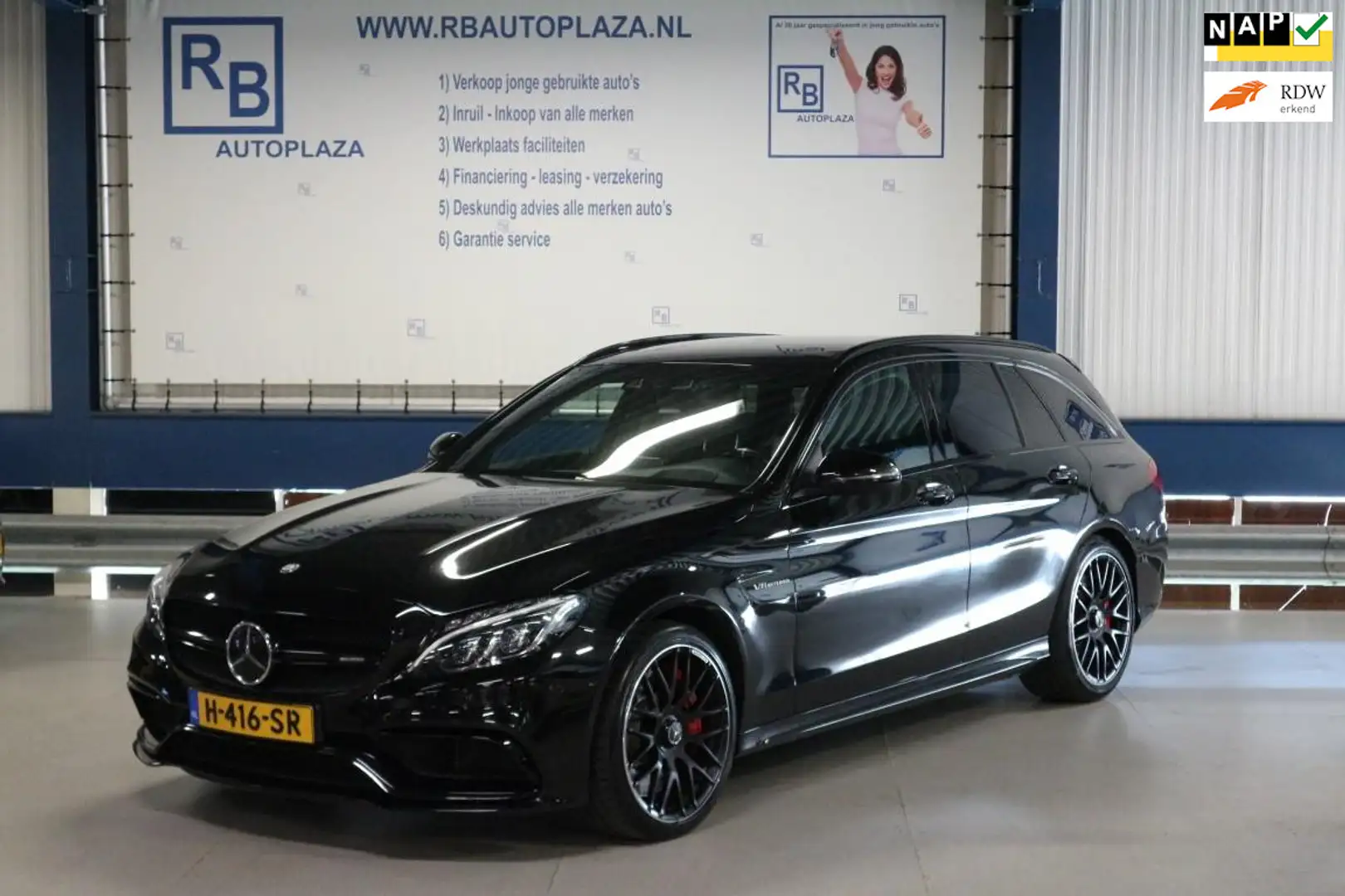 Mercedes-Benz C 63 AMG Estate S Edition 1 / 510PK / BLACK ON BLACK ! ! ! Zwart - 1