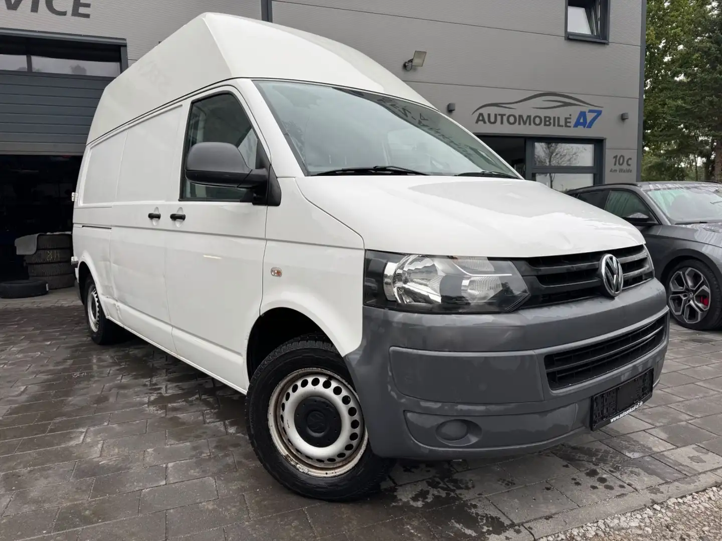 Volkswagen T5 Transporter Kasten-Hochdach lang *1.Hand* Weiß - 1