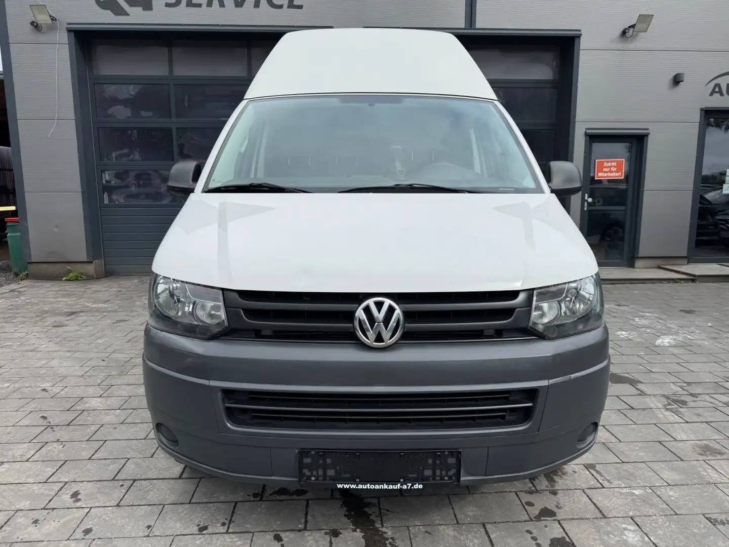 Volkswagen T5 Transporter Kasten-Hochdach lang *1.Hand* Weiß - 2