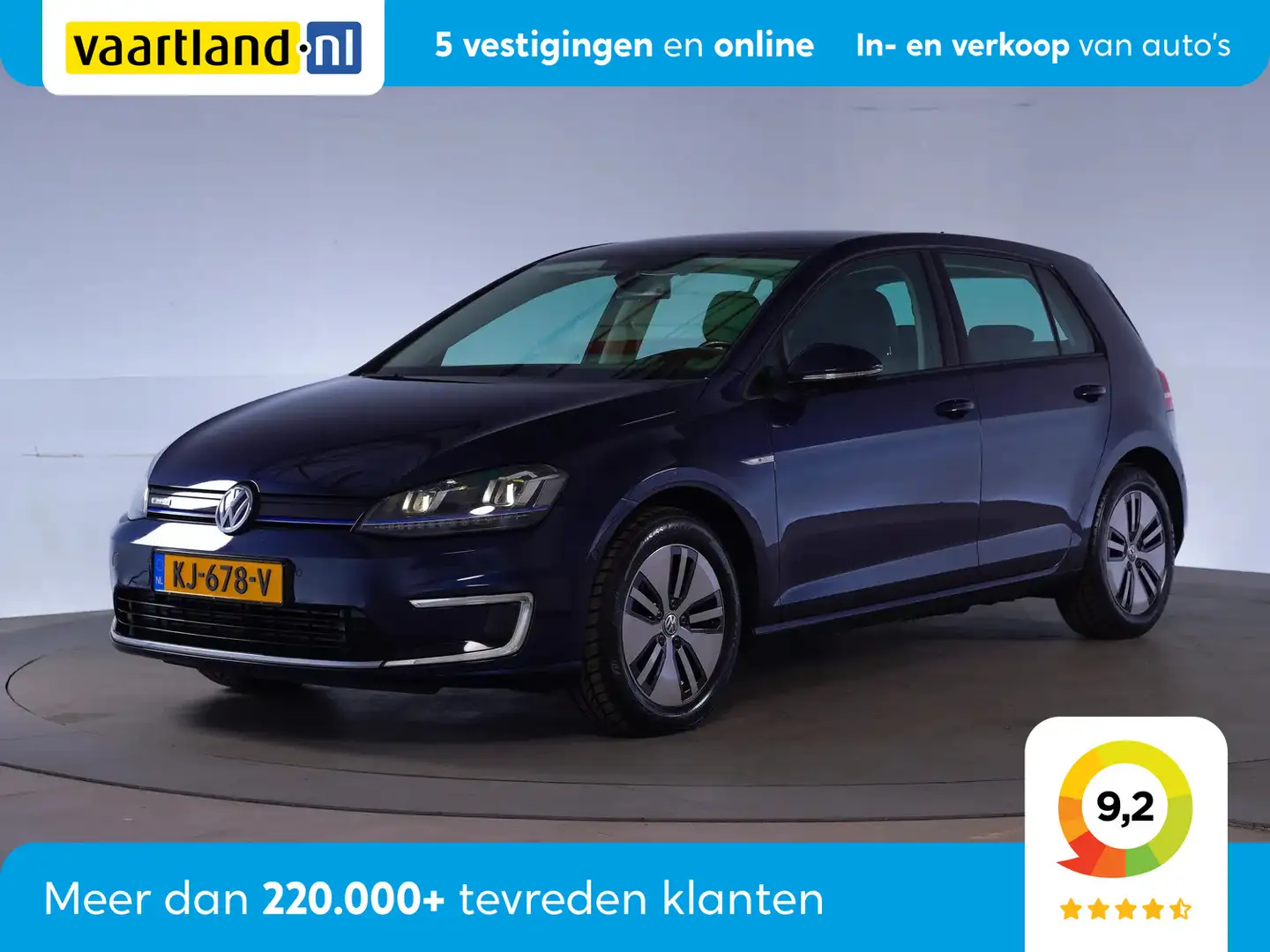 Volkswagen Golf 5-drs [ groot navi stoelverwarming camera ] Bleu - 1