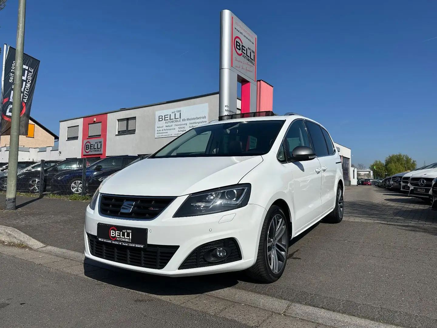 SEAT Alhambra 2,0 TDI FR-Line Bi-Xenon 7 FINANZIERUNG Weiß - 1