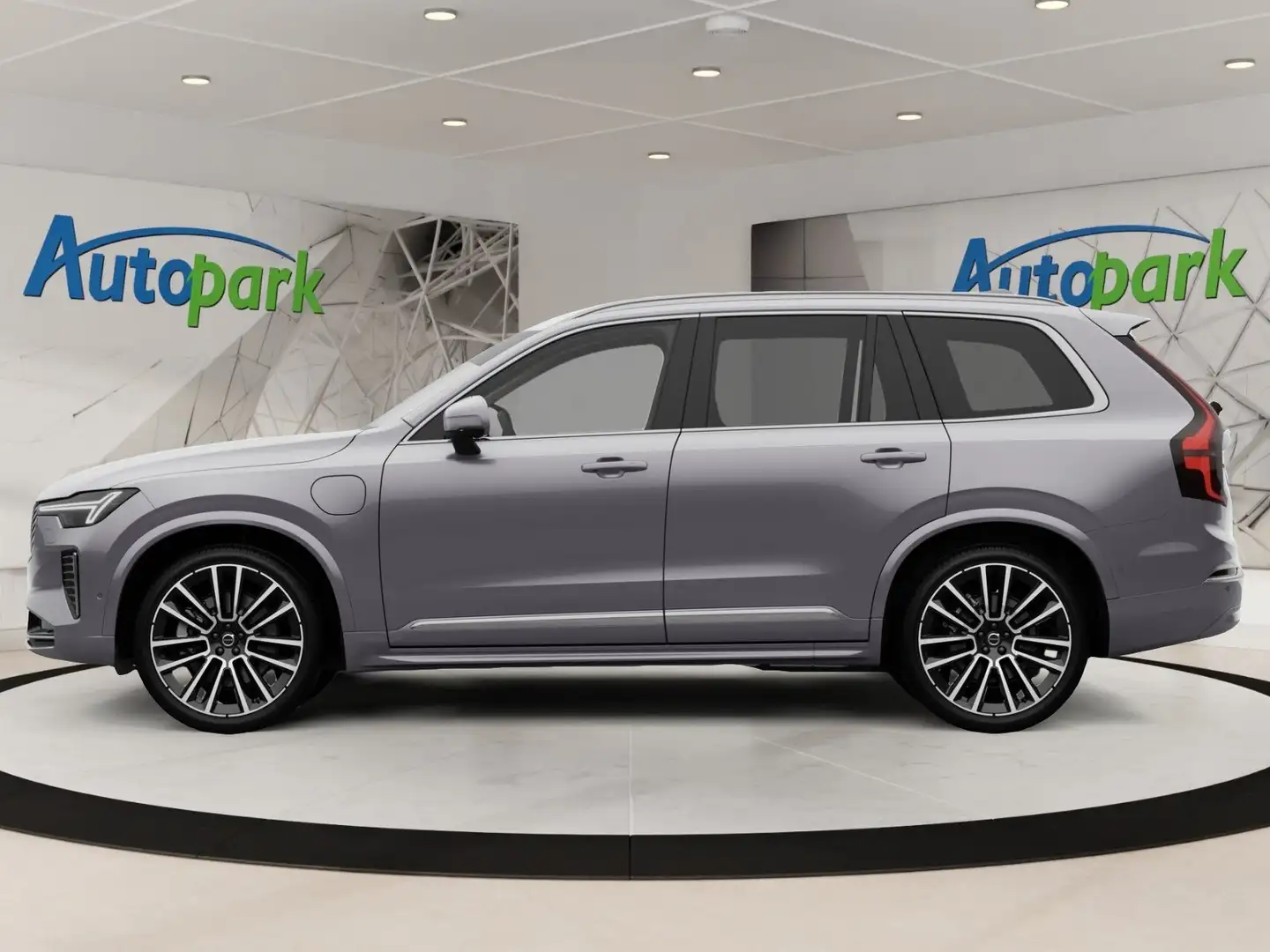 Volvo XC90 Ultra, T8 AWD Plug-in Hybrid, Elektrisch/Benzin, B Silber - 2