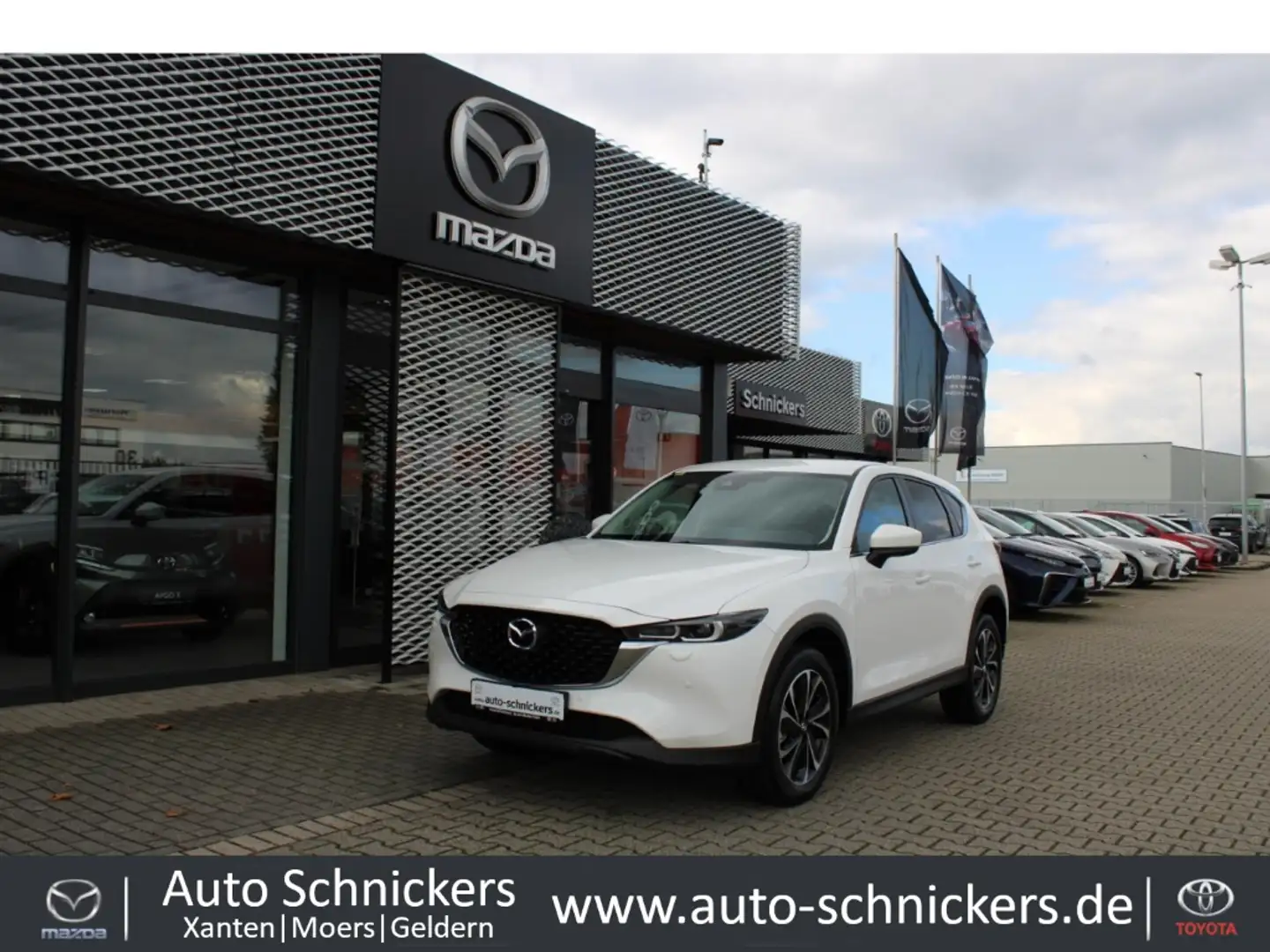 Mazda CX-5 SKYACTIV-G SOMO ADVANTAGE+360 CAM+GJ-RÄDER Weiß - 1