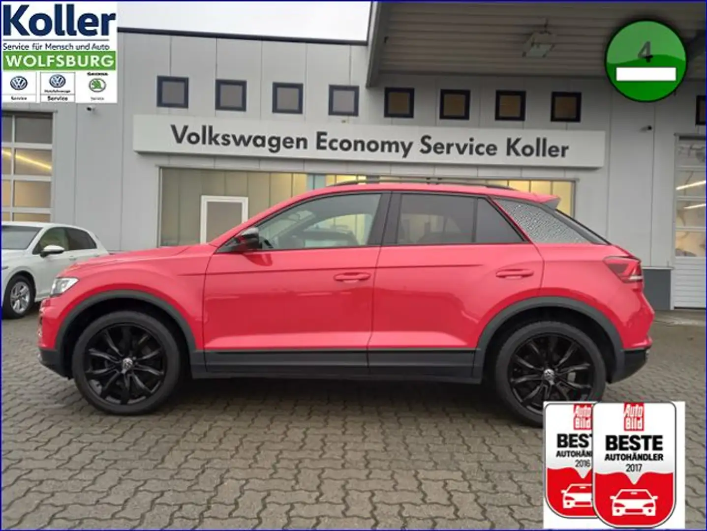 Volkswagen T-Roc 1.5 TSI DSG Sport BlackStyle Panoramadach Rot - 1